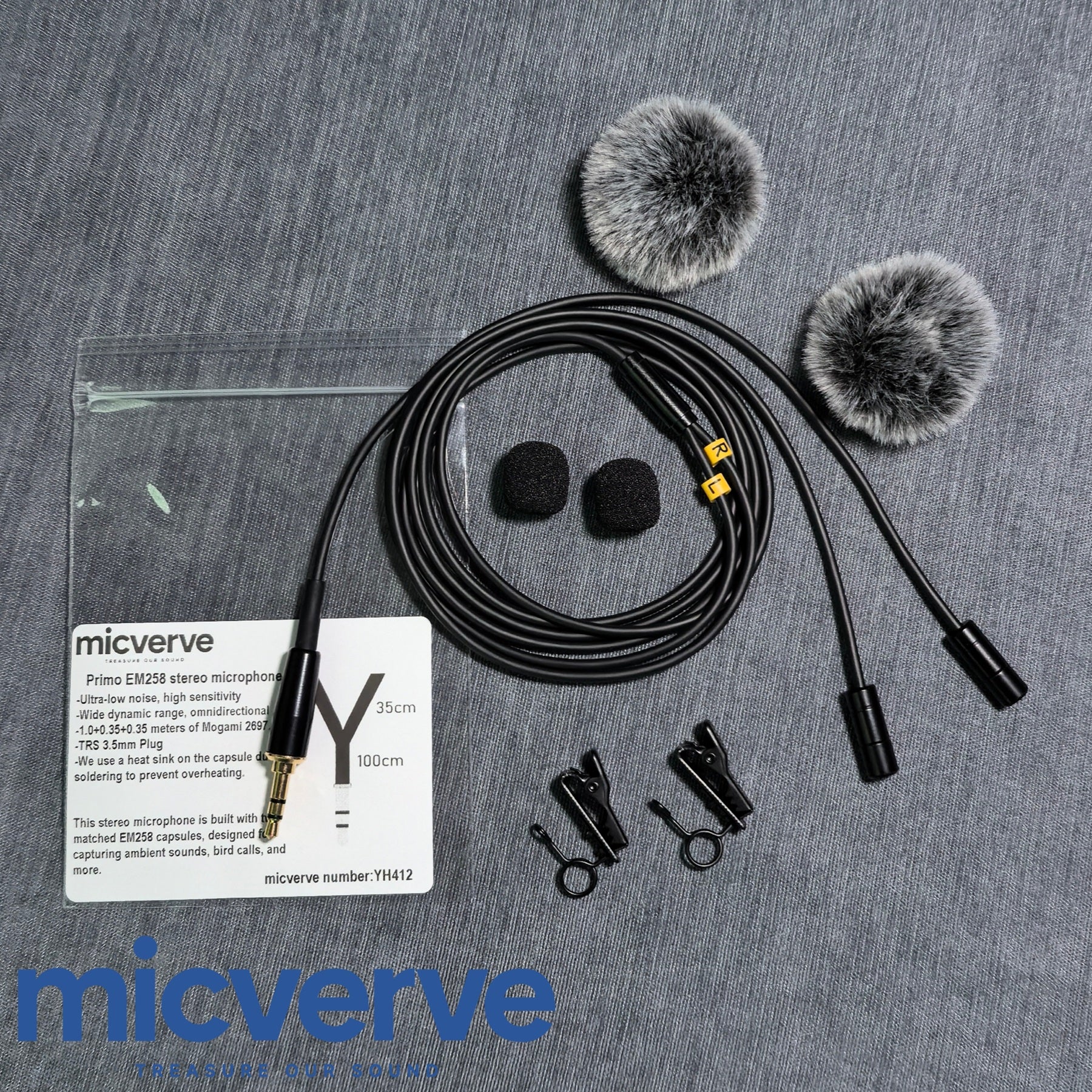 YH412 primo EM258 Stereo Microphone