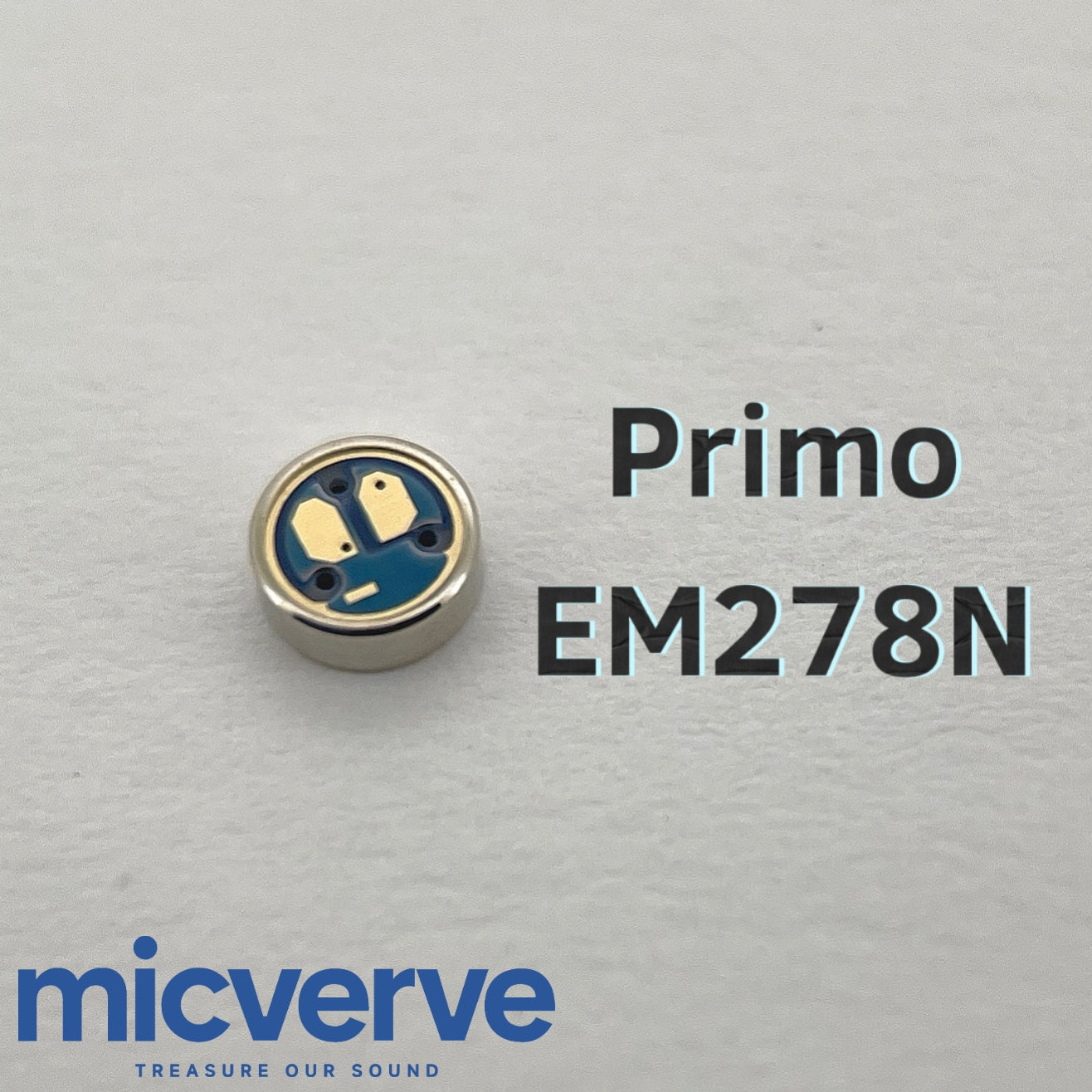 Primo EM278N Electret Condenser Microphone / Electret Capsule / 4.0mm / Bi-directional