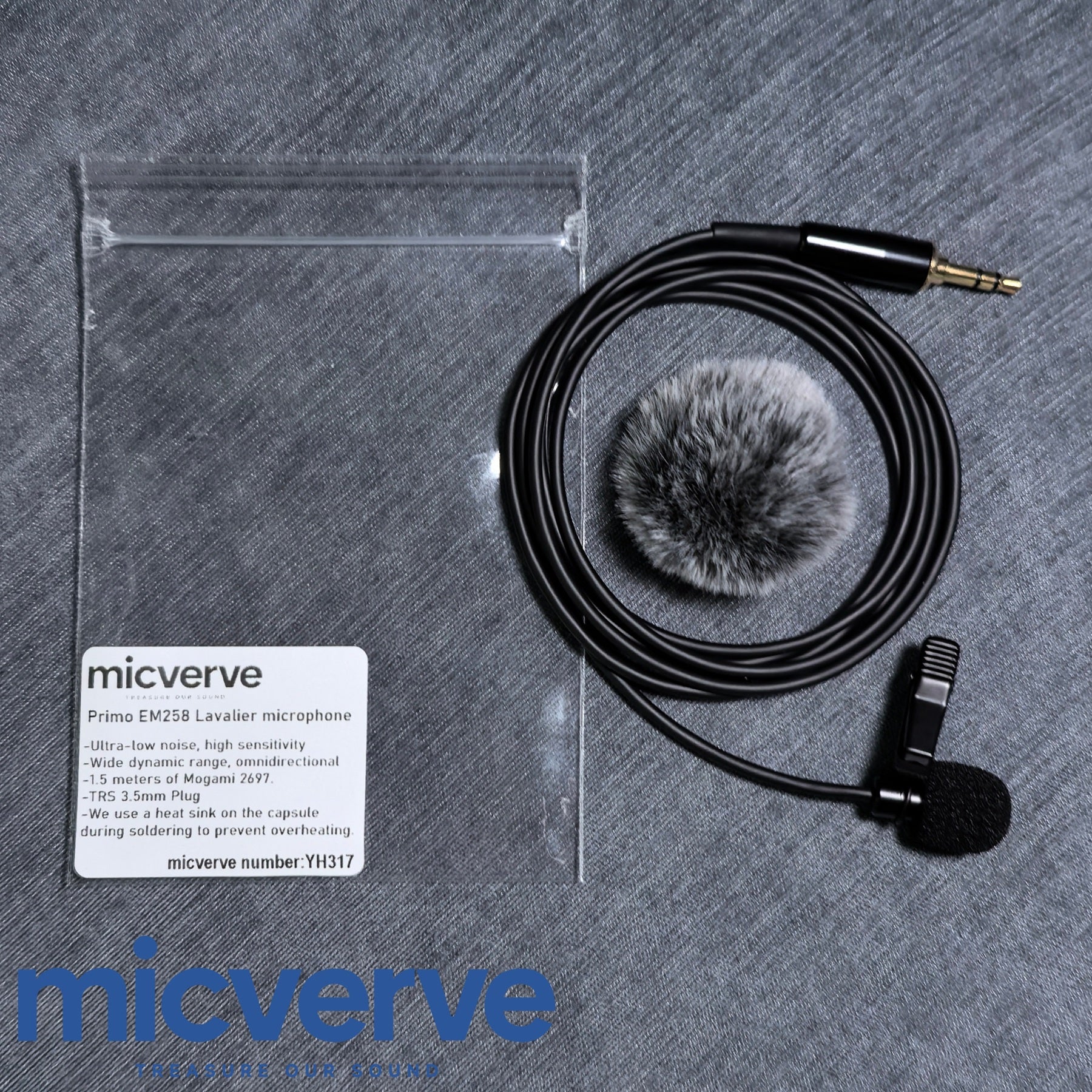 YH317 Primo EM258 Lapel Mic