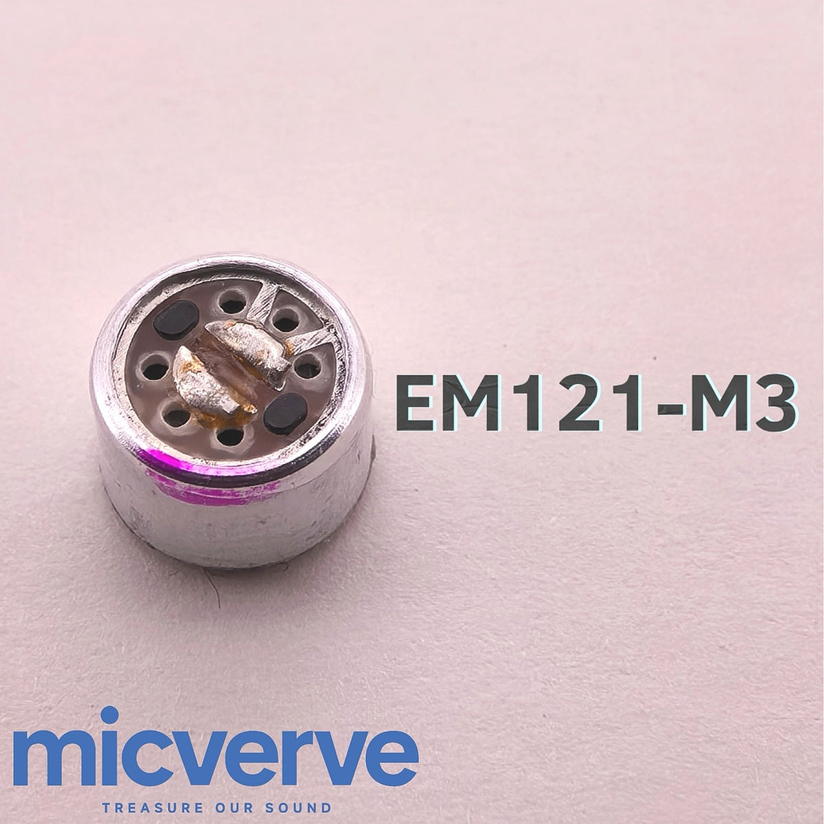 Primo EM121-M3 Electret Condenser Microphone / Electret Capsule / 8.0mm / Uni-directional