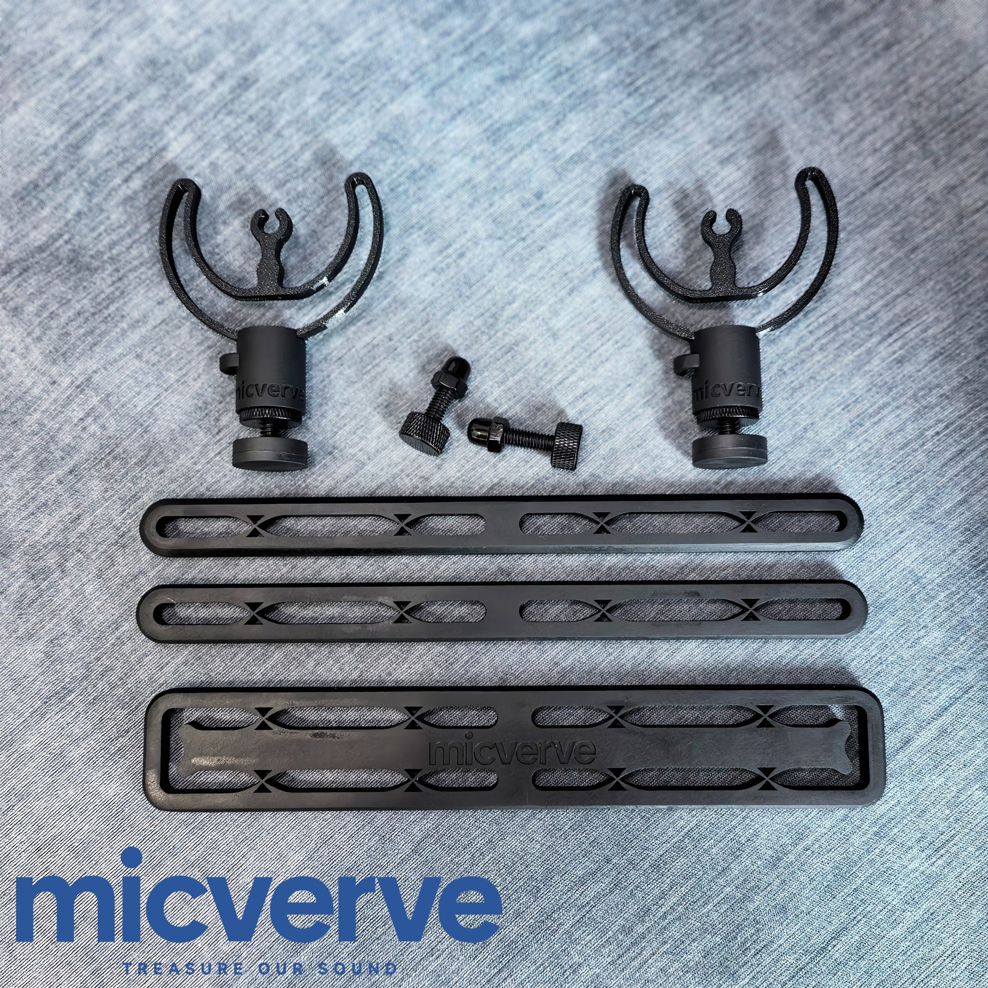 KM8400 Extended Folding Arm Version Stereo Microphone Shock Mount Bracket