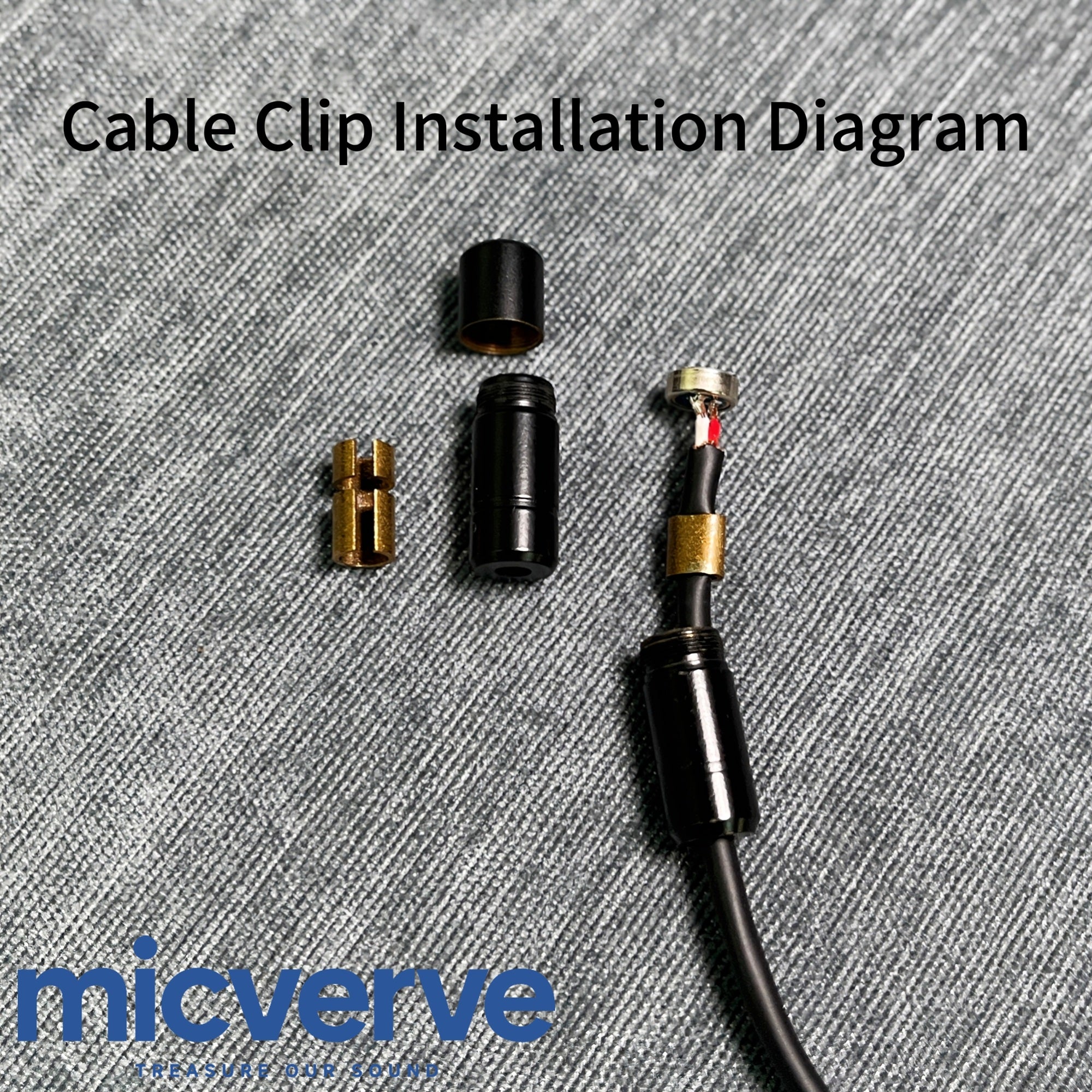 Lavalier microphone housing suitable for 5.8mm and 6.0mm diameter microphone capsules