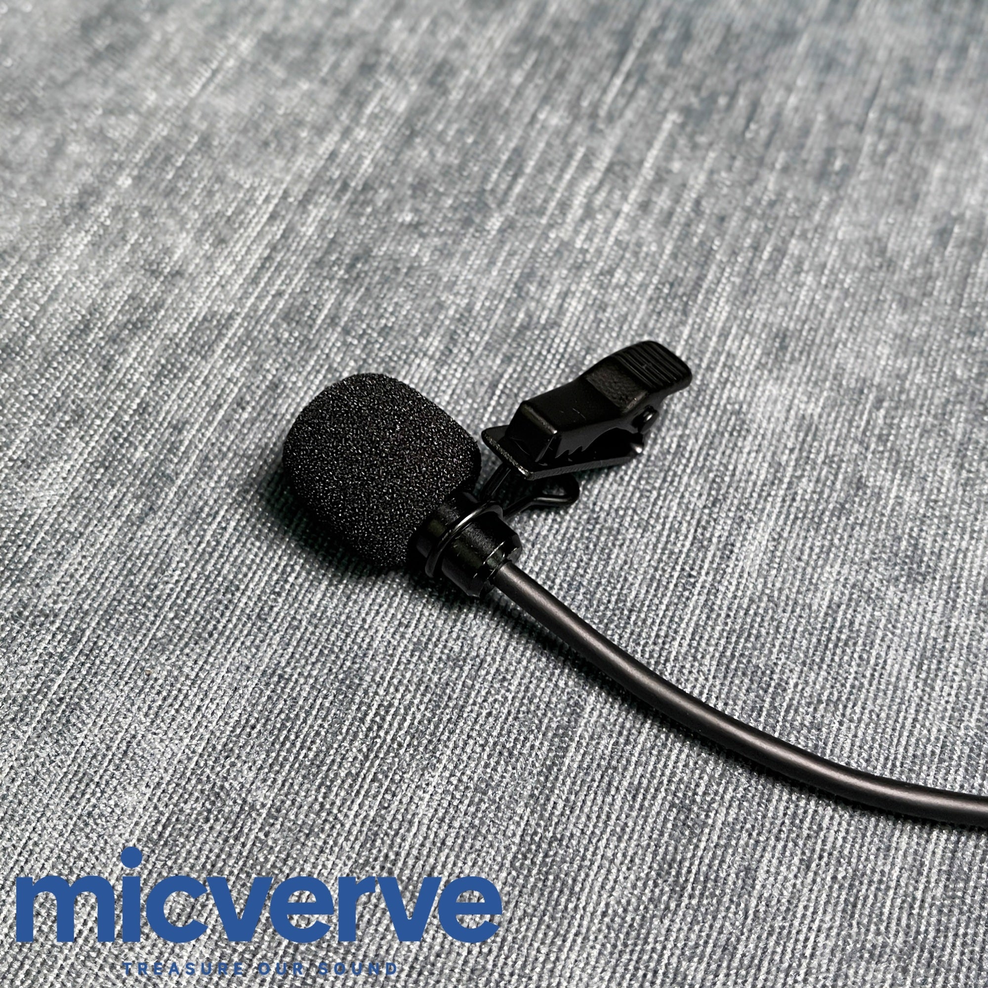 Lavalier microphone housing suitable for 5.8mm and 6.0mm diameter microphone capsules
