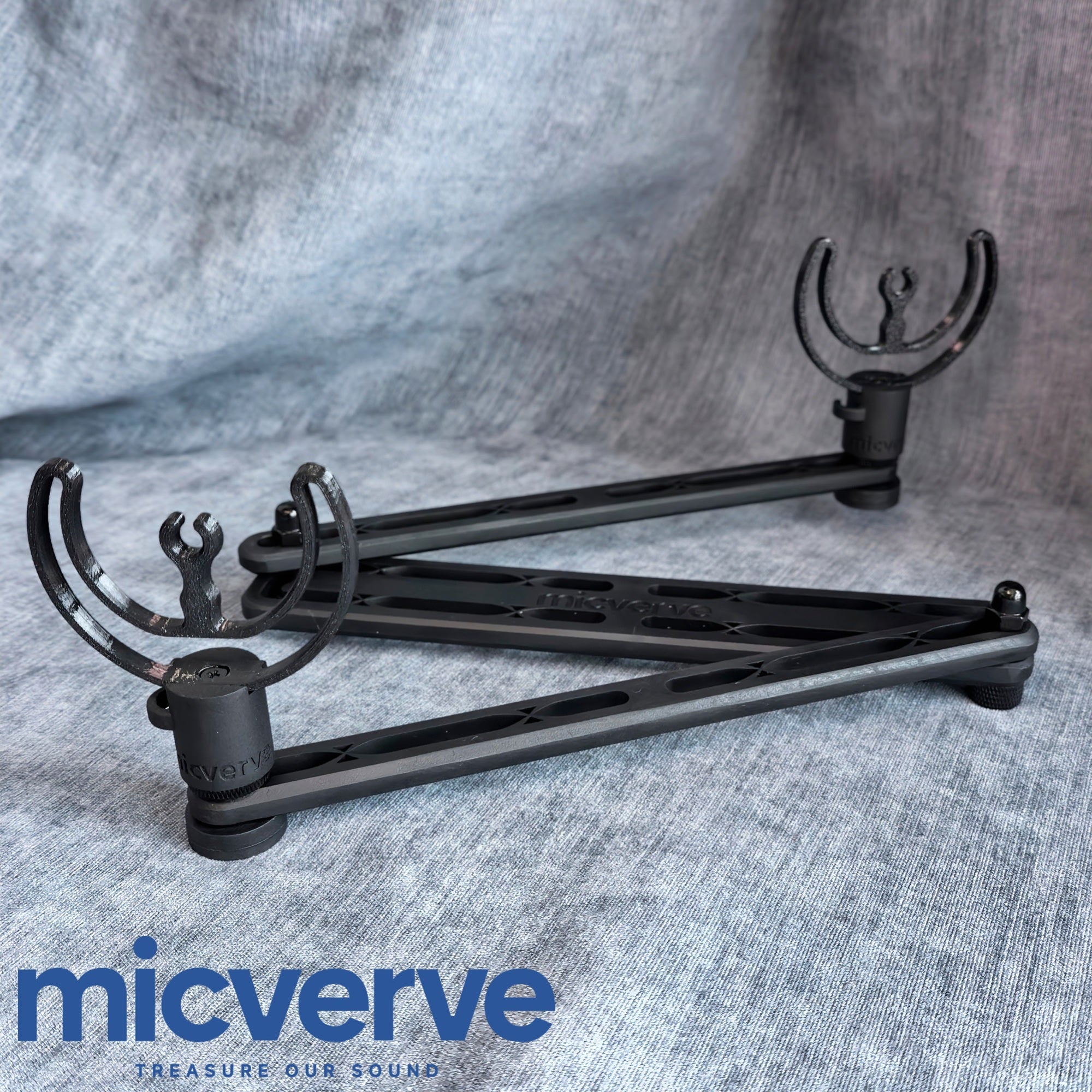 KM8400 Extended Folding Arm Version Stereo Microphone Shock Mount Bracket