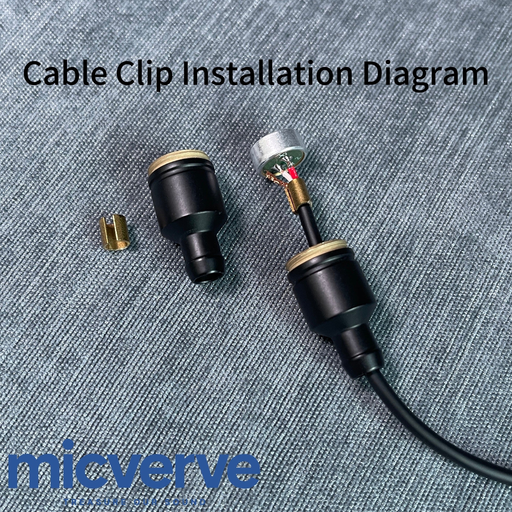 Lavalier microphone housing suitable for Primo EM272, EM273 and other 10mm diameter microphone capsules