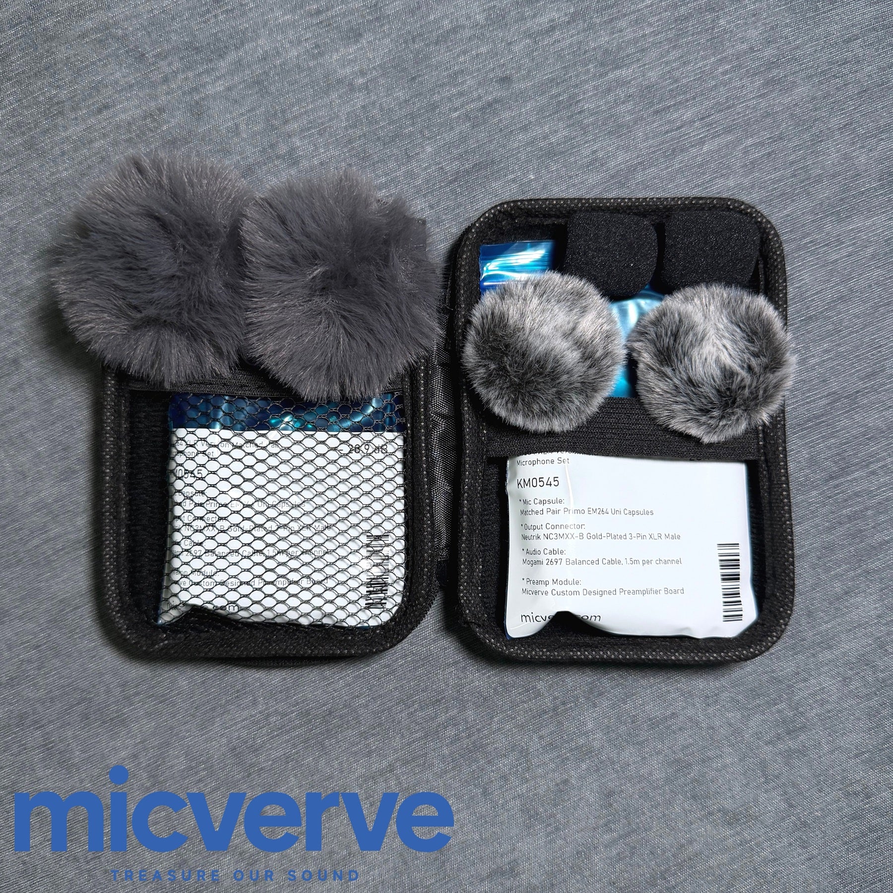 EM264 XLR Version Matched Pair Microphone Set (A set includes two microphones)