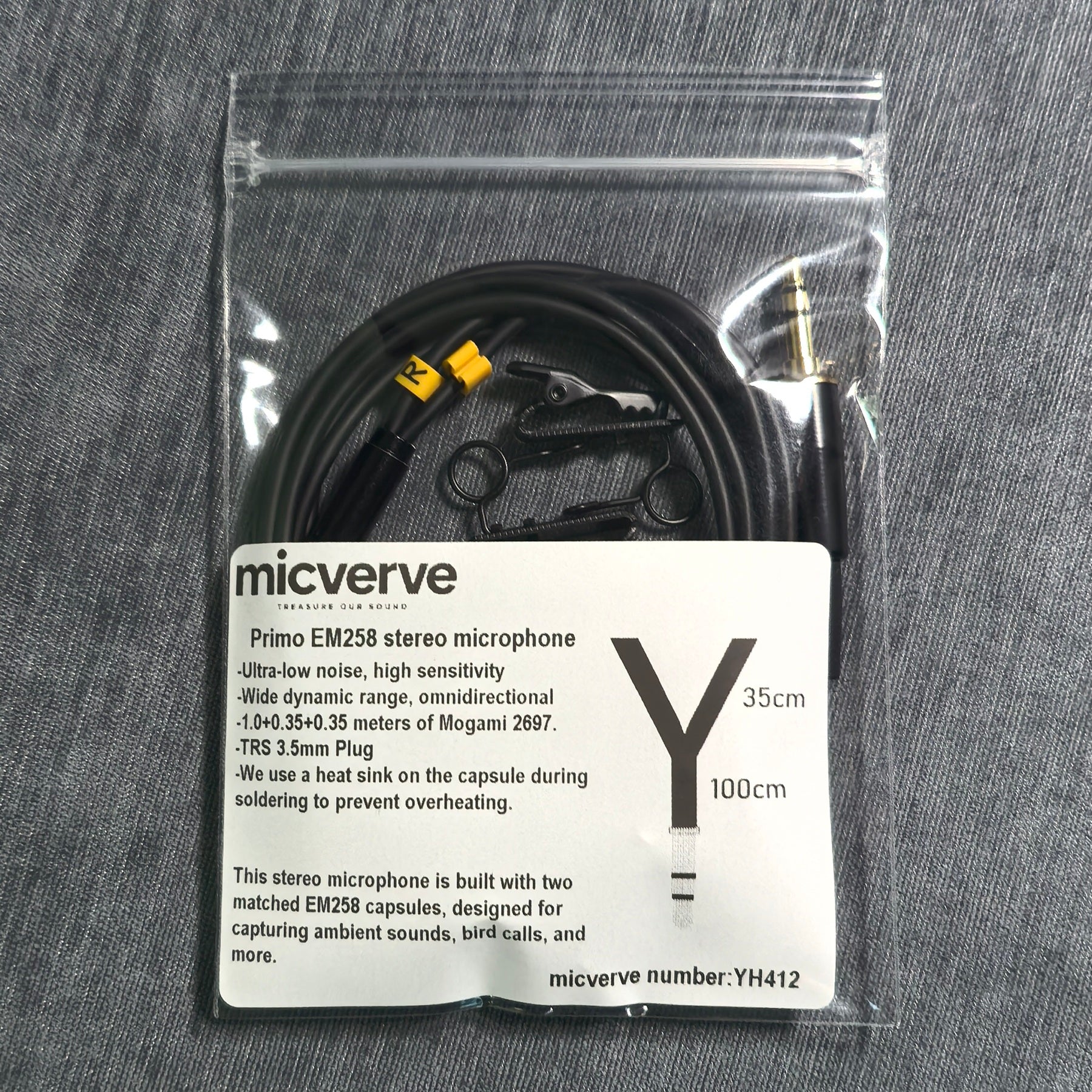 YH412 primo EM258 Stereo Microphone