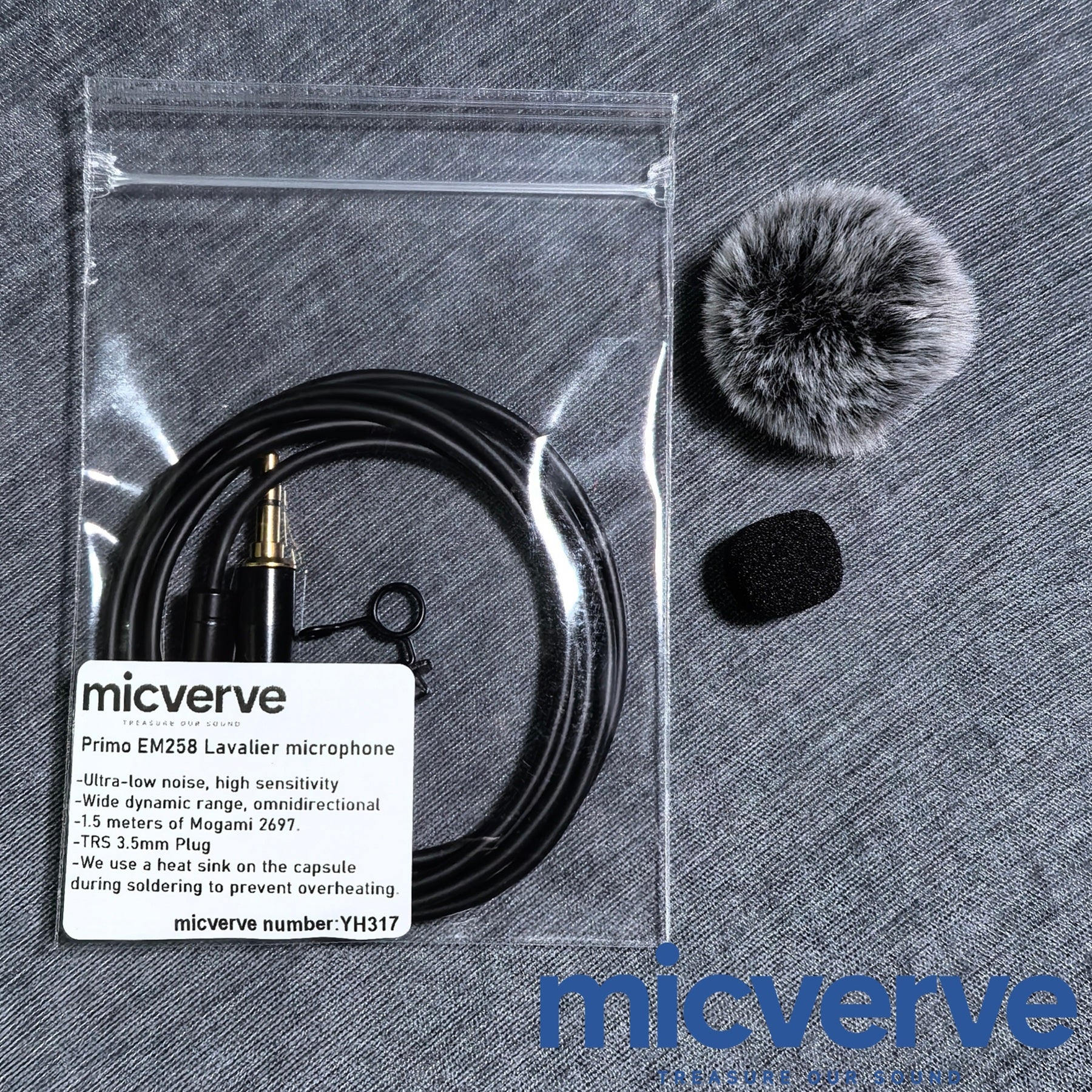 YH317 Primo EM258 Lapel Mic